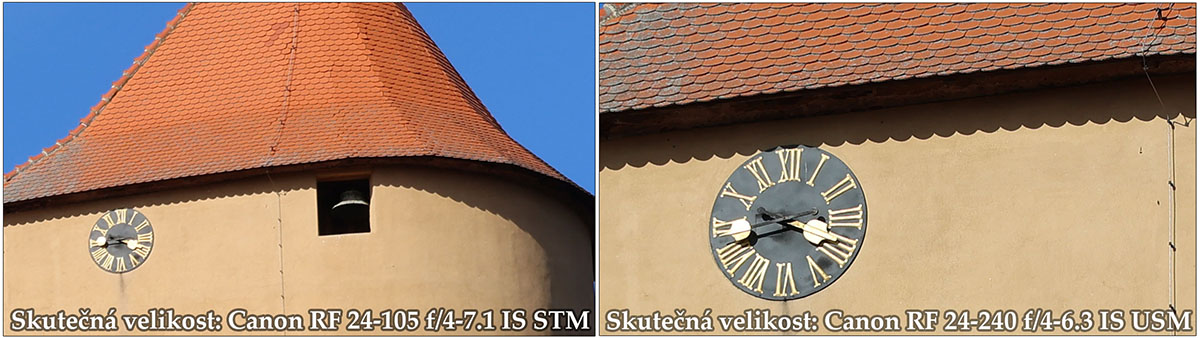 Představované objektivy 24-105 a 20-240 - srovnání... Představované objektivy 24-105 a 20-240 - srovnání...