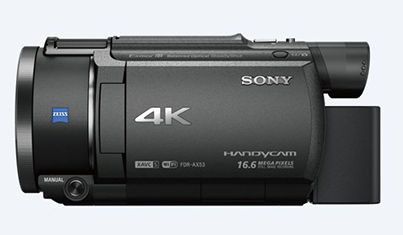 AX53 – videokamera Handycam® 4K se snímačem CMOS Exmor R® AX53 – videokamera Handycam® 4K se snímačem CMOS Exmor R®