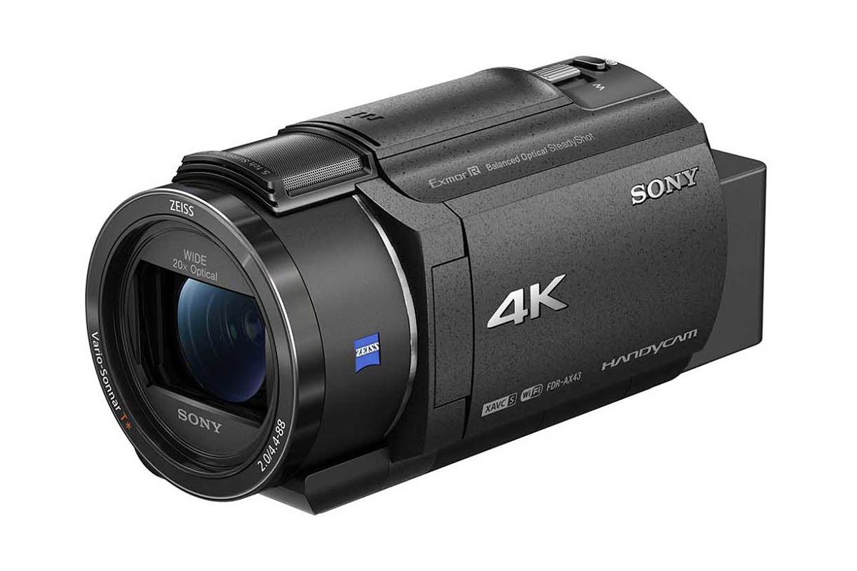 Videokamera Sony FDR-AX43 se zavřeným displejem Videokamera Sony FDR-AX43 se zavřeným displejem