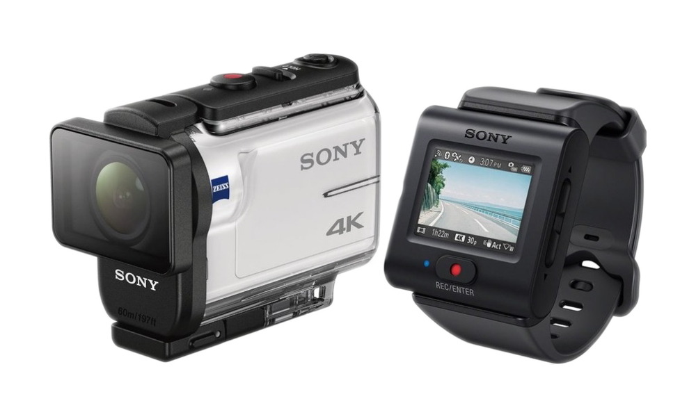 Kamerka Sony FDR-X3000 s displejem v LCD-náramku Kamerka Sony FDR-X3000 s displejem v LCD-náramku