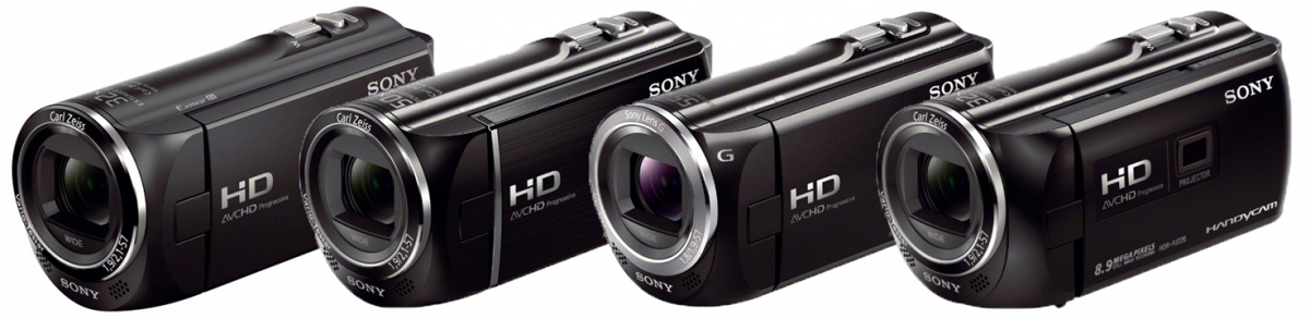 Základní modely videokamer Sony Základní modely videokamer Sony