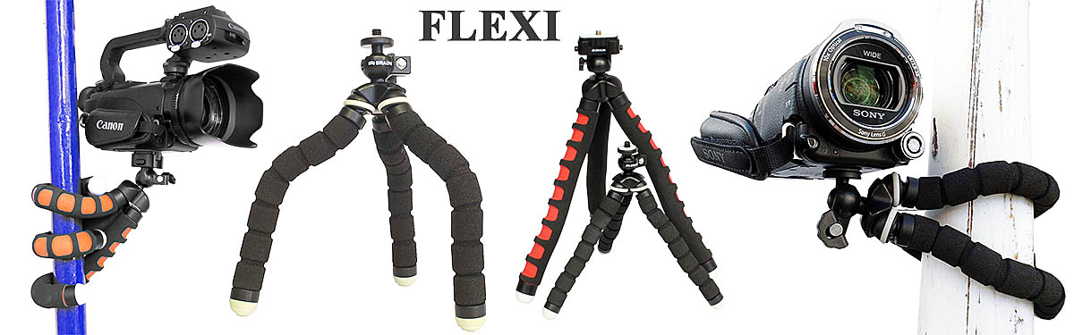 Příklady flexibilních mini-stativů s patřičným použitím... Příklady flexibilních mini-stativů s patřičným použitím...