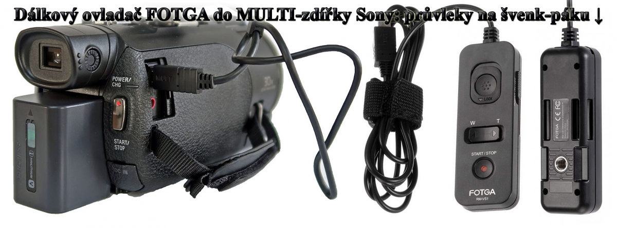 Dálkový ovladač nahrazující originál Sony RM-VPR1 Dálkový ovladač nahrazující originál Sony RM-VPR1