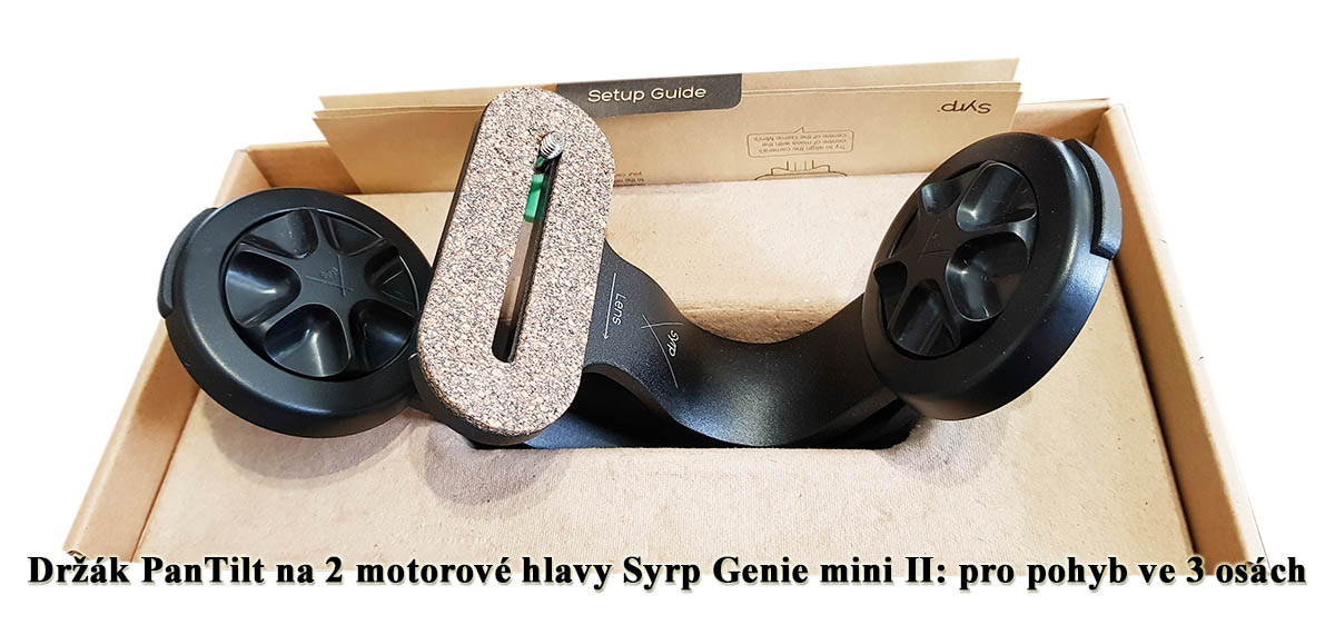 Extravagantní držák pro děv motorové hlavy SYRP Extravagantní držák pro děv motorové hlavy SYRP