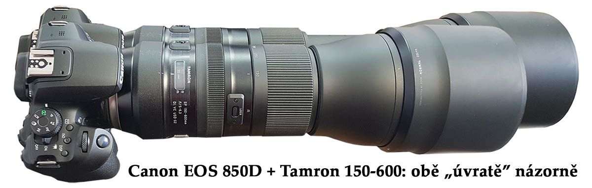 Canon EOS 850D s objektivem Tamron 150-600 mm... Canon EOS 850D s objektivem Tamron 150-600 mm...