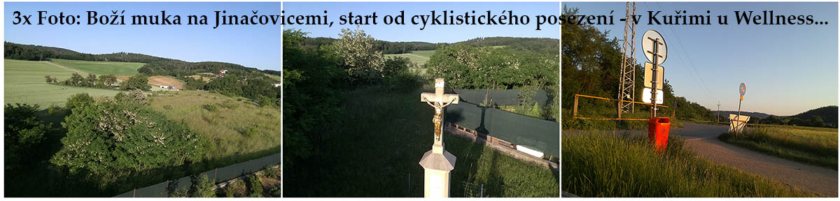 3x Foto z dronu: 2x Boží muka a vzlet od Wellness v Kuřimi 3x Foto z dronu: 2x Boží muka a vzlet od Wellness v Kuřimi