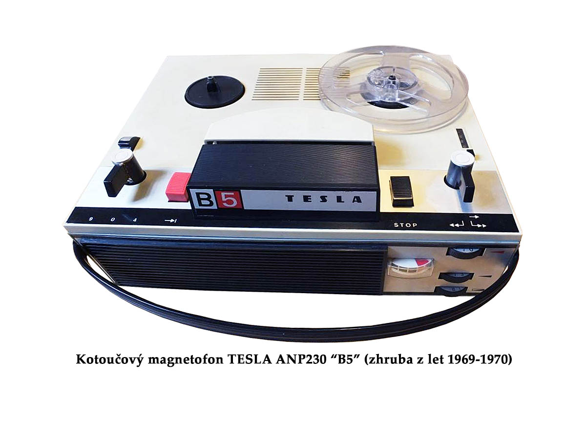 Legendární Kotoučový magnetofon Tesla ANP230 - B5 Legendární Kotoučový magnetofon Tesla ANP230 - B5