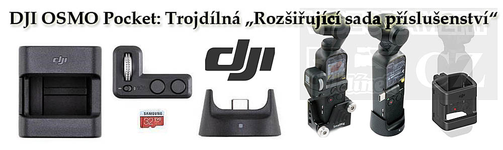 DJI OSMO Pocket: Rozšiřující sada příslušenství... DJI OSMO Pocket: Rozšiřující sada příslušenství...
