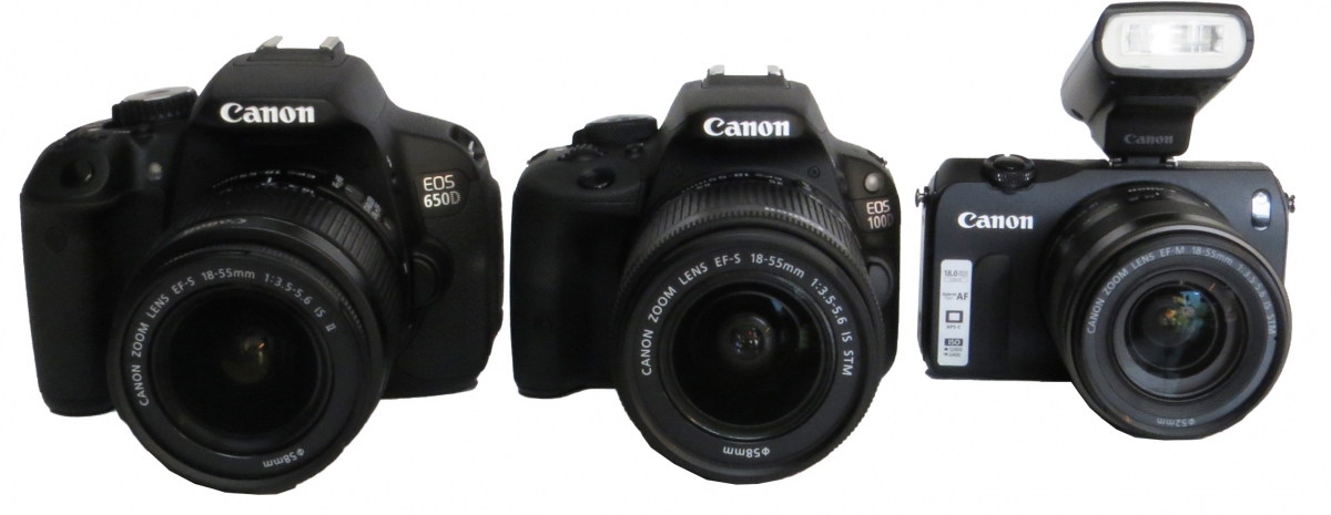 Fotoaparáty CANON EOS 650D, 100D a EOS M Fotoaparáty CANON EOS 650D, 100D a EOS M