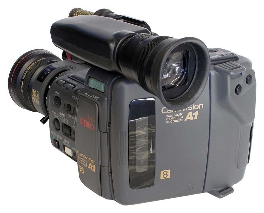 Videokamera Canon někdejšího formátu s 8mm páskou Videokamera Canon někdejšího formátu s 8mm páskou