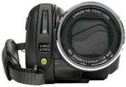 Objektiv modelu Canon HV30 v detailu (KliknutÃ­ zvÄtÅ¡Ã­)