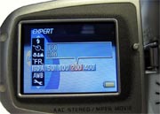 Nastavení citlivosti na LCD XACTI C1(Klikni pro zvětšení)