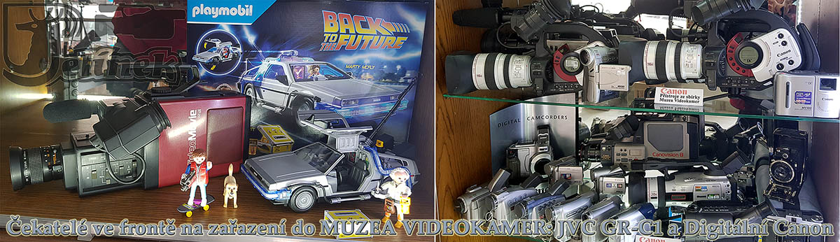 Vitrínka s čekajícími exponáty do MUZEA VIDEOKAMER Vitrínka s čekajícími exponáty do MUZEA VIDEOKAMER