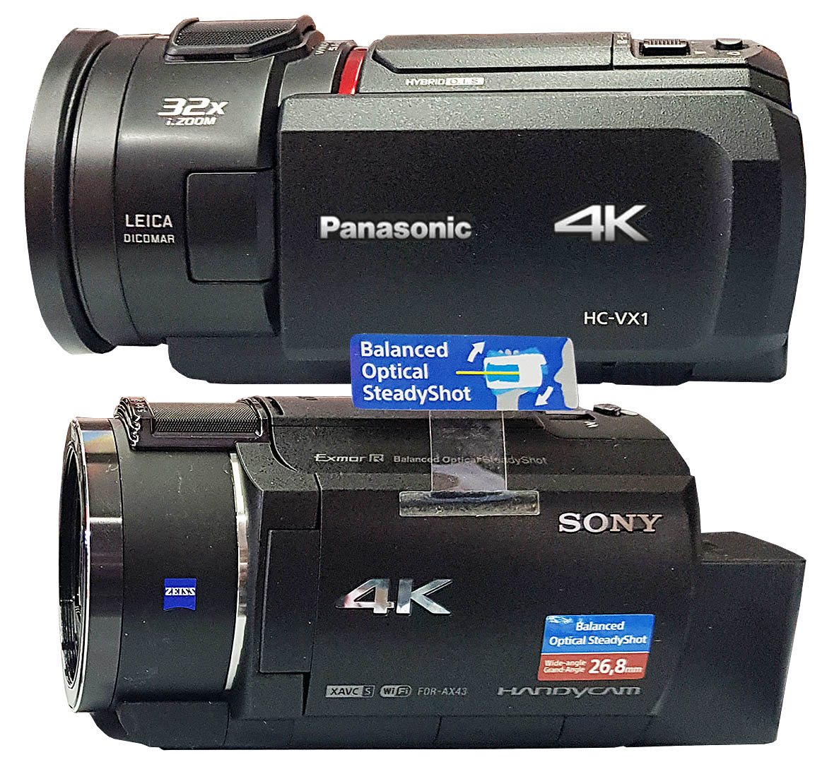 SROVNÁVÁNÍ číslo 3: Panasonic VX1 versus Sony AX43 SROVNÁVÁNÍ číslo 3: Panasonic VX1 versus Sony AX43