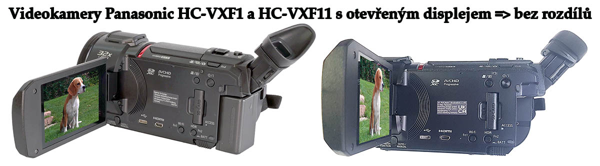 Videokamery Panasonic HC-VXF1 a HC-VXF11 u sebe Videokamery Panasonic HC-VXF1 a HC-VXF11 u sebe