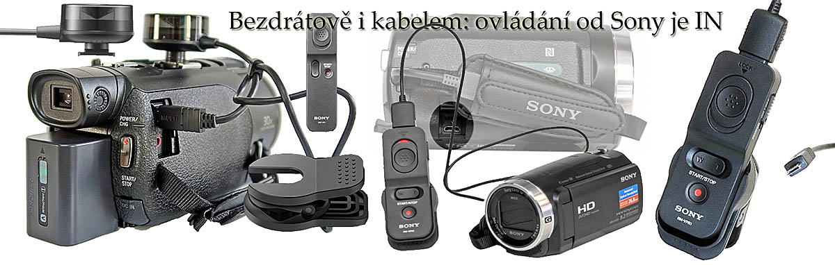 Kabelové ovládání Sony MULTI-konektorem je stále IN Kabelové ovládání Sony MULTI-konektorem je stále IN