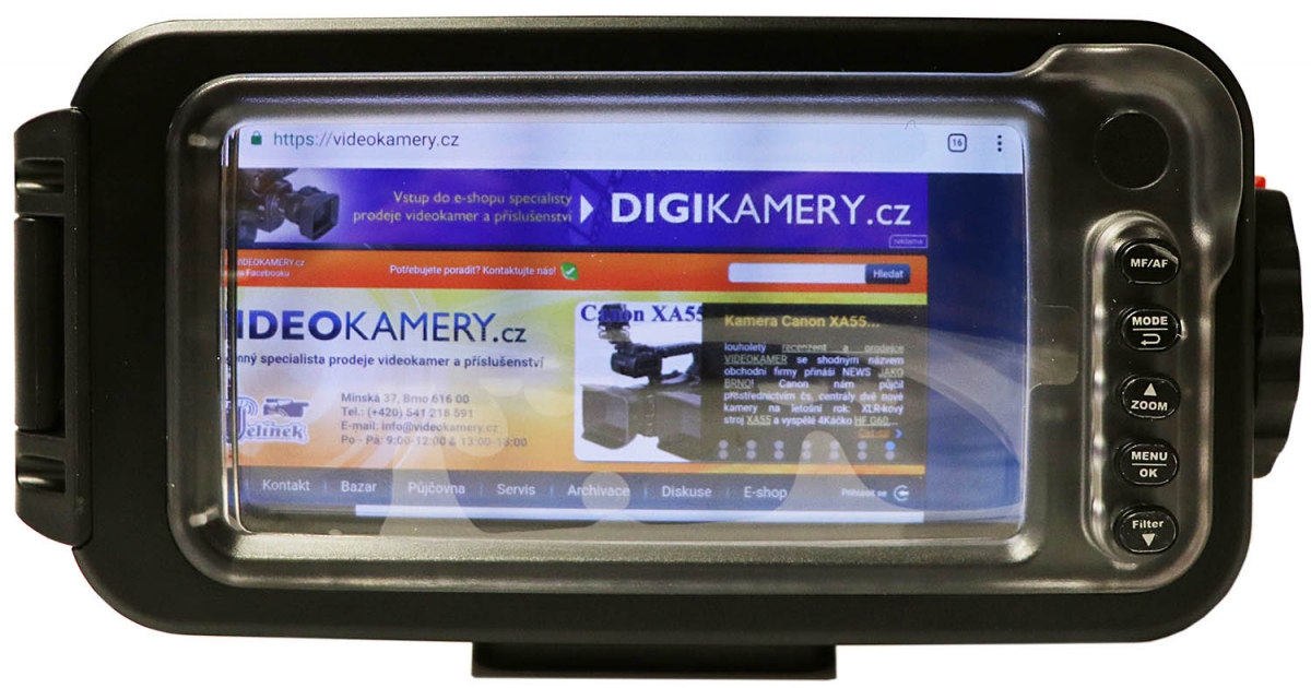 Vodotěsné pouzdro na mobily s naším Webem na LCD Vodotěsné pouzdro na mobily s naším Webem na LCD