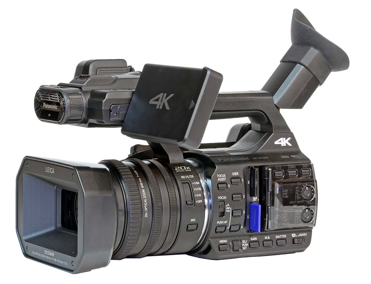 Videokamera Panasonic HC-X1000 - detail displeje Videokamera Panasonic HC-X1000 - detail displeje
