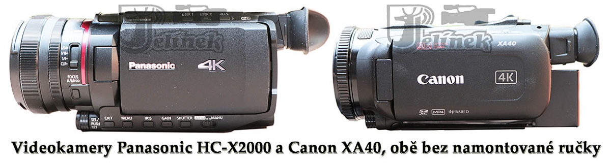 Videokamery Panasonic HC-X2000 a Canon XA40 Videokamery Panasonic HC-X2000 a Canon XA40