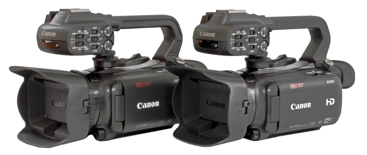 Videokamery Canon XA11 a XA30 vedle sebe: srovnání Videokamery Canon XA11 a XA30 vedle sebe: srovnání