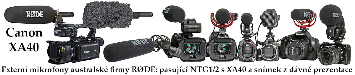 Mikrofony RODE k Videokamerám Canon: ROZHODNĚ Mikrofony RODE k Videokamerám Canon: ROZHODNĚ