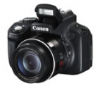 Přední pohled na CANON PowerShot SX50 (Klik zvětší)
