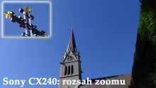 Rozsah zoomu: kostel ve Vaduzu, Lichtenštejnsko